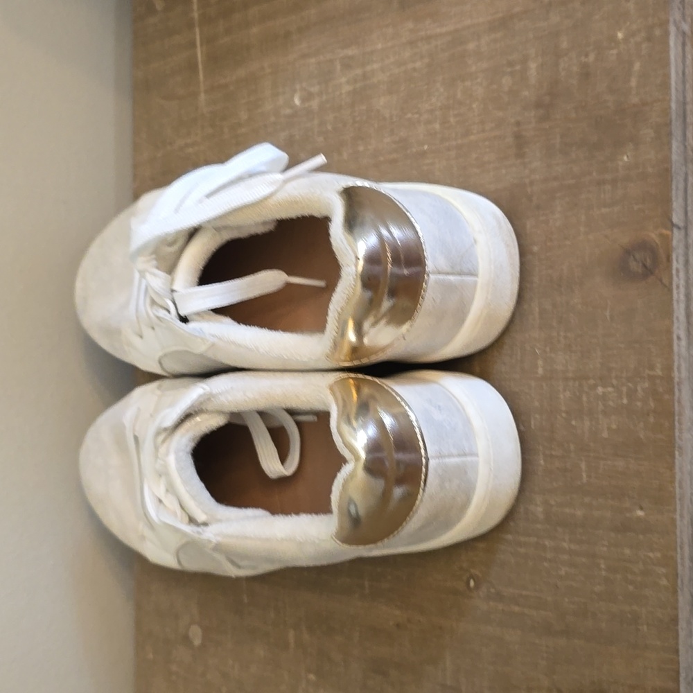 White Faux Leather Stat Lace-Up Sneaker - Picture 3 of 5
